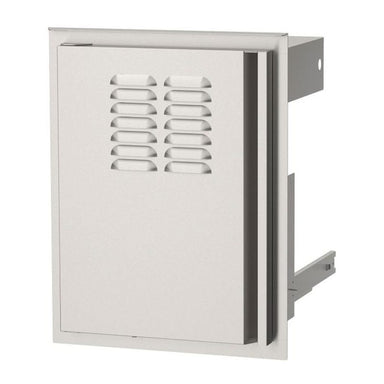 AOG 14x20 Inch Access Door with Louvers and Tank Tray Left Hinge Stainless 2026