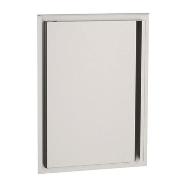 AOG 17x24 Inch Vertical Single Access Door Left Hinge Stainless Steel 2026