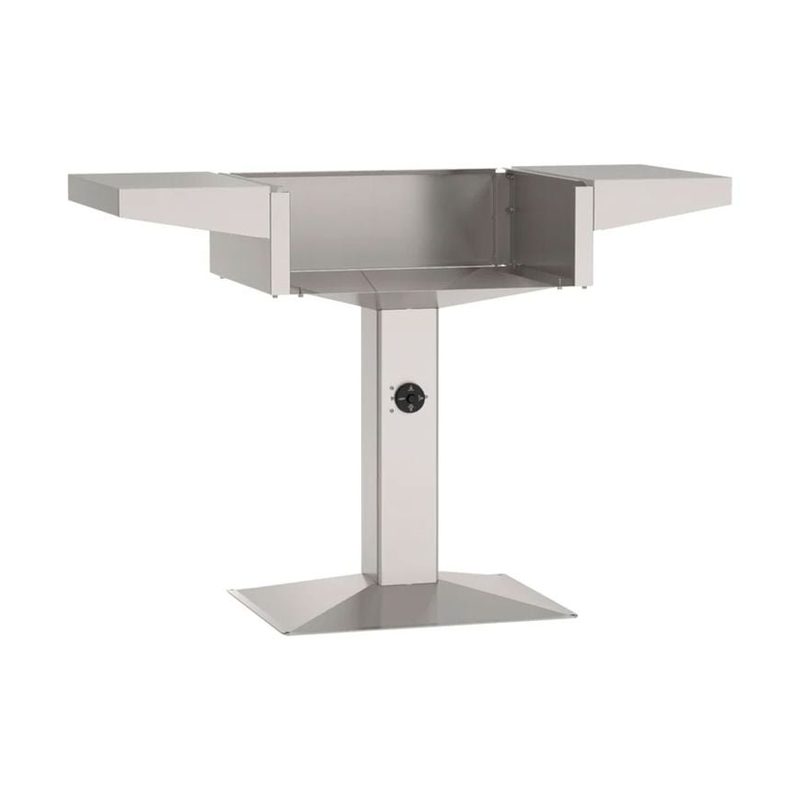AOG 24-Inch Patio Post Base Rigid Side Shelves and 1-Hour Gas Safety Timer