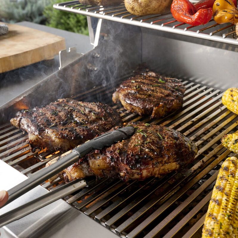 AOG Diamond Sear Cooking Grids Steaks Close Up Perfect Sear Marks