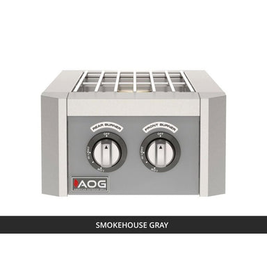 AOG T-Series Built-In Double Side Burner Smokehouse Gray Panel