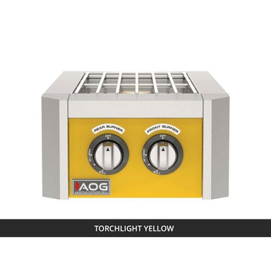 AOG T-Series Built-In Double Side Burner Torchlight Yellow Panel