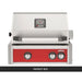 AOG L-Series 24-Inch Built-In Gas Grill Patriot Red Panel Hood Closed 2026
