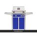 AOG L-Series 24-Inch Freestanding Gas Grill on Cart Founders Blue Panel Hood Closed 2026