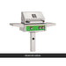 AOG L-Series 24-Inch Gas Grill on In-Ground Post Frontier Green Panel 2026