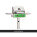 AOG T-Series 24-Inch Gas Grill on In-Ground Post Frontier Green Panel 2026