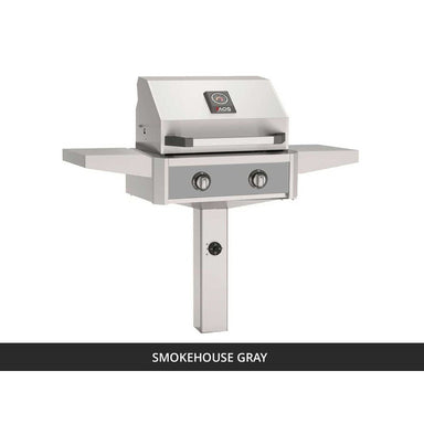 AOG T-Series 24-Inch Gas Grill on In-Ground Post Smokehouse Gray Panel 2026