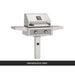 AOG T-Series 24-Inch Gas Grill on In-Ground Post Smokehouse Gray Panel 2026