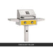 AOG T-Series 24-Inch Gas Grill on In-Ground Post Torchlight Yellow Panel 2026