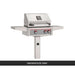 AOG L-Series 24-Inch Gas Grill on In-Ground Post Smokehouse Gray Panel 2026
