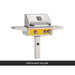 AOG L-Series 24-Inch Gas Grill on In-Ground Post Torchlight Yellow Panel 2026