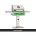 AOG T-Series 24-Inch Gas Grill on Patio Post Frontier Green Panel 2026