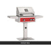 AOG L-Series 24-Inch Gas Grill on Patio Post Patriot Red Panel 2026