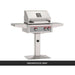 AOG L-Series 24-Inch Gas Grill on Patio Post Smokehouse Gray Panel 2026