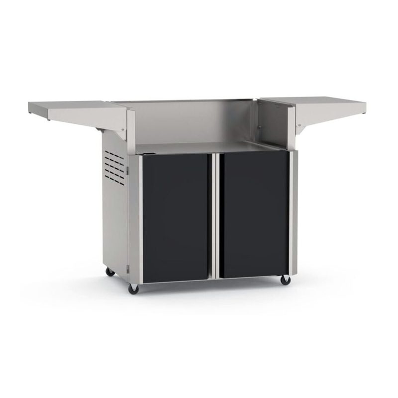 AOG L-Series 30-Inch Portable Cart Base Accent Black Panel Doors Closed