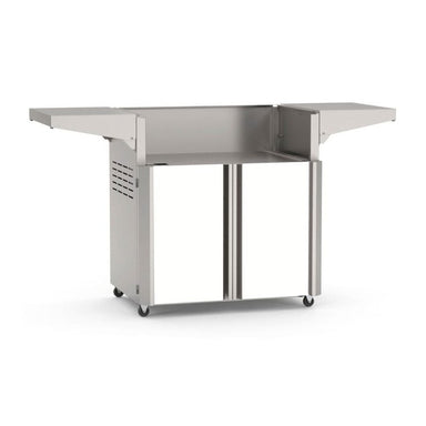 AOG L-Series 30-Inch Portable Cart Base Accent White Panel Doors Closed