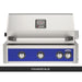 AOG L-Series 30-Inch Built-In Gas Grill Founders Blue Panel Hood Closed 2026