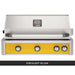AOG L-Series 30-Inch Built-In Gas Grill Torchlight Yellow Panel Hood Closed 2026