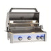 AOG 36-Inch L-Series Built-In Gas Grill Hood Open Rotisserie and Infrared Backburner