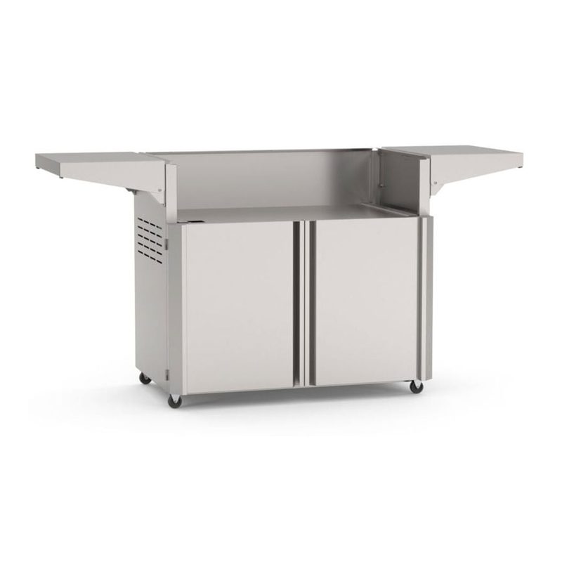 AOG L-Series 36-Inch Portable Cart Base Accent White Panel Doors Closed