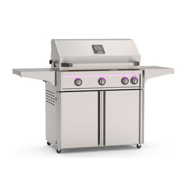 AOG L-Series 36-Inch Freestanding Gas Grill on Cart Stainless Steel Hood Closed 2026