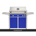 AOG L-Series 36-Inch Freestanding Gas Grill on Cart Founders Blue Panel Hood Closed 2026