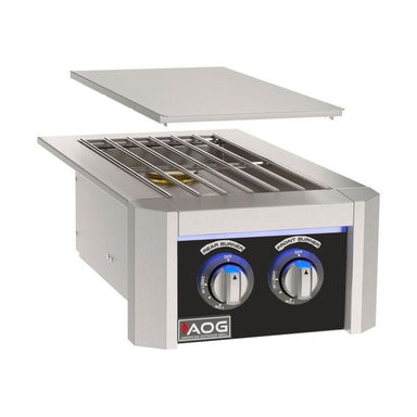 AOG L-Series Built-In Double Side Burner Accent Black Panel 2026