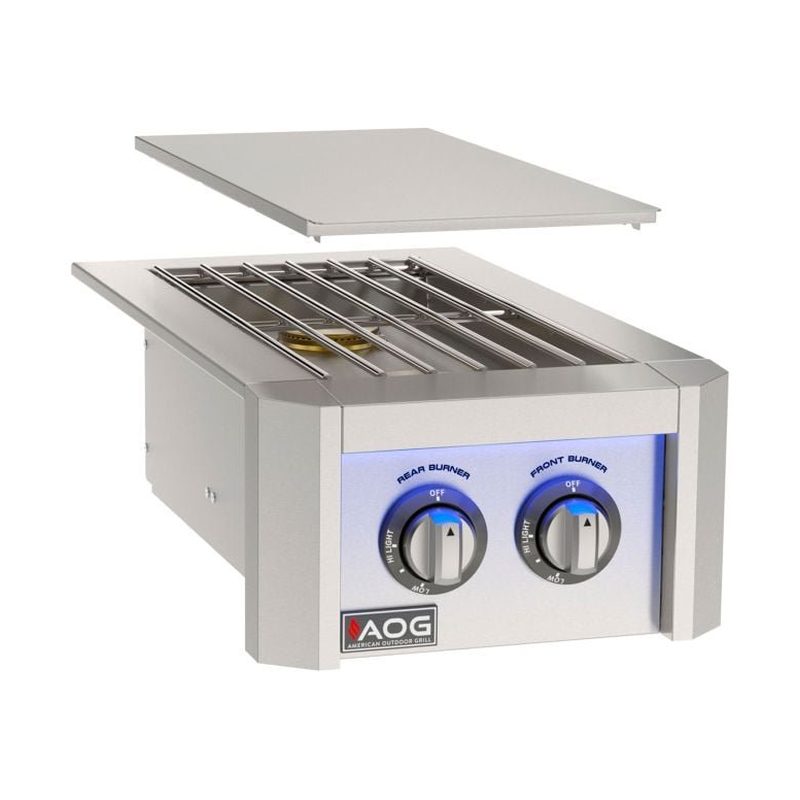 AOG L-Series Double Side Burner Stainless Reference View