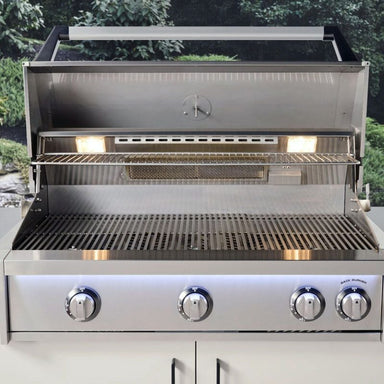 AOG L-Series Grill Interior Cooking Capacity Warming Rack Overview