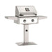 AOG T-Series 24-Inch Gas Grill on Patio Post Accent White Panel 2026