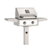 AOG T-Series 24-Inch Gas Grill on In-Ground Post Accent White Panel 2026