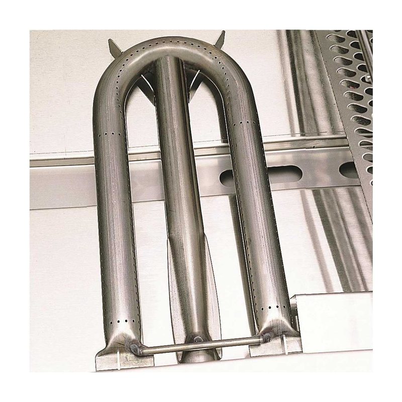 AOG T-Series 24-Inch 2-Burner Gas Grill Stainless Steel Burner Detail Close Up