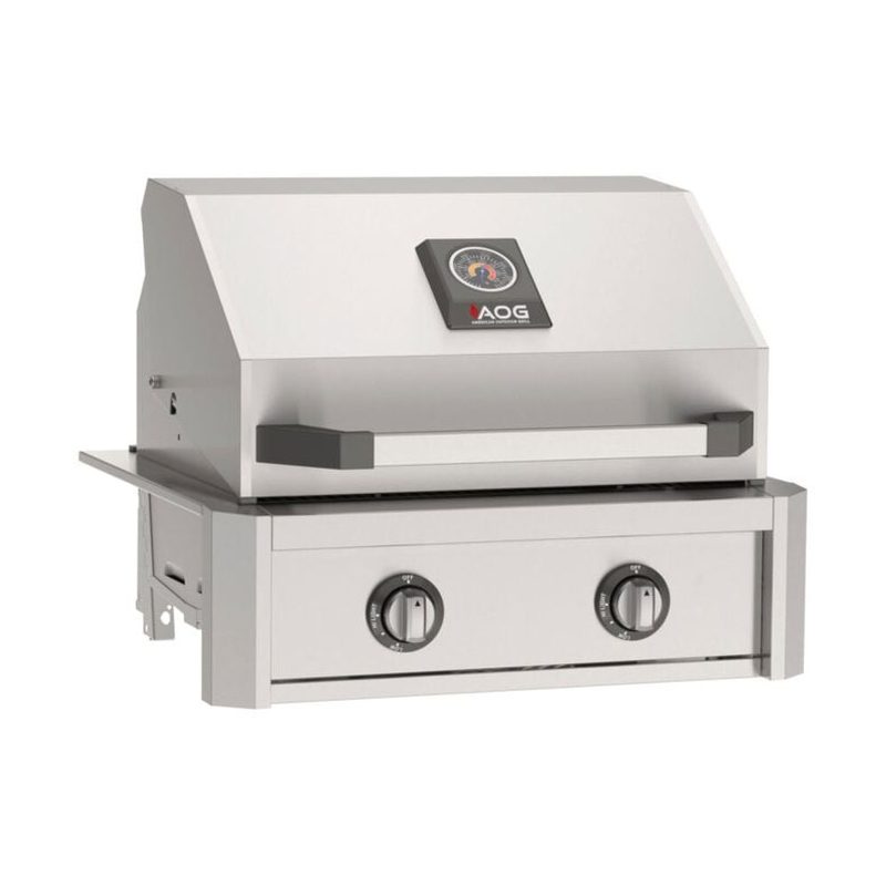 AOG T-Series 24-Inch Built-In Gas Grill Stainless Reference View