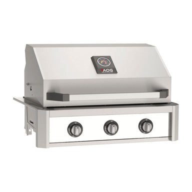 AOG T-Series 30-Inch Built-In Gas Grill Stainless Standard Panel Front View