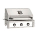 AOG T-Series 30-Inch Built-In Gas Grill Stainless Standard Panel Front View
