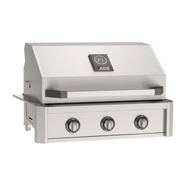 AOG T-Series 30-Inch Built-In Gas Grill Stainless Panel Reference View
