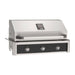 AOG T-Series 36-Inch Built-In Gas Grill Side Angle View Stainless 2026
