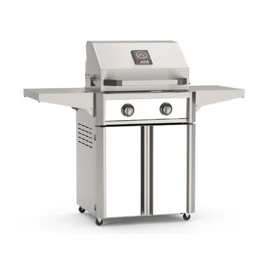 AOG T-Series 24-Inch Freestanding Gas Grill on Cart Side Angle View B