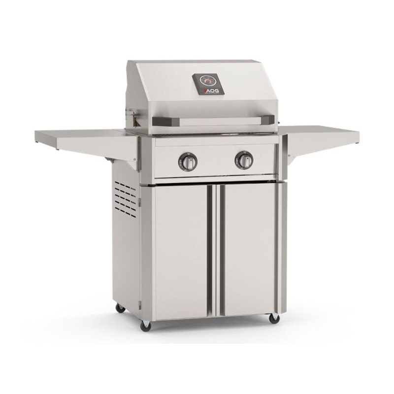 AOG T-Series 24-Inch Freestanding Gas Grill on Cart Front View B