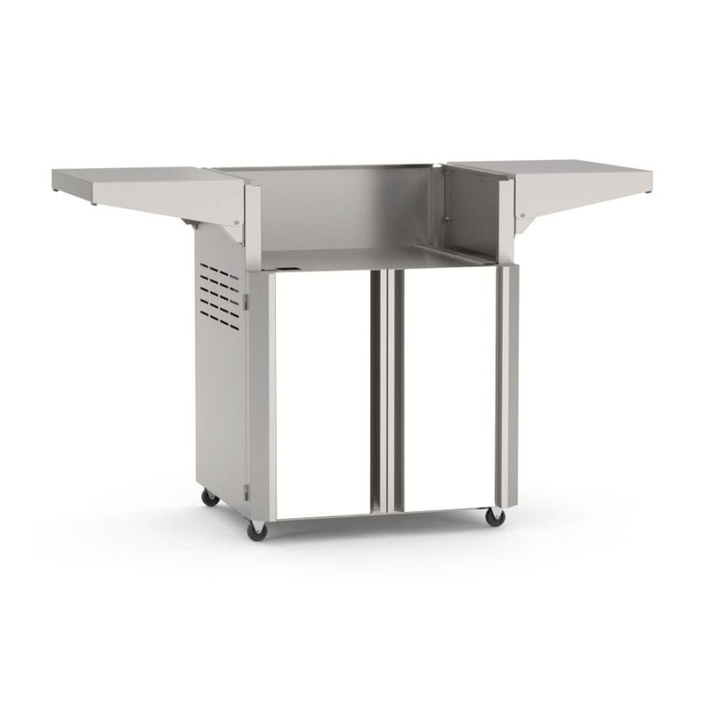 AOG T-Series 24-Inch Freestanding Gas Grill on Cart Side Profile View