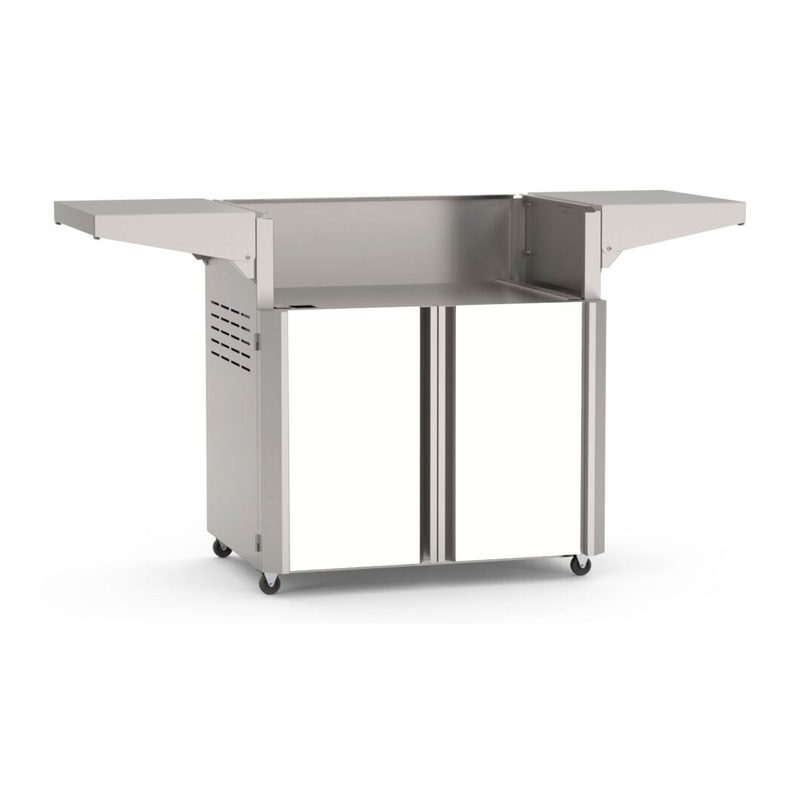 AOG T-Series 30-Inch Freestanding Gas Grill on Cart Side Profile View