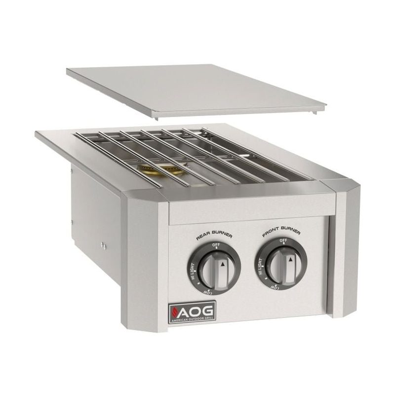 AOG T-Series Double Side Burner Stainless Reference View