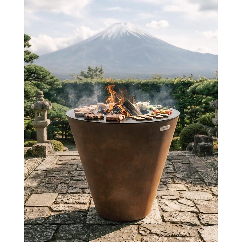 Arteflame Platinum 40" Grill - High Euro Base - Stainless Steel