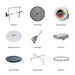 Arteflame Platinum 40" Grill - Storage Base - Stainless Steel - 9 Piece Accessory Bundle