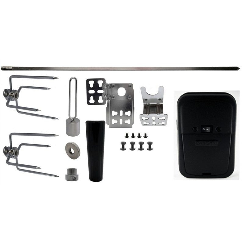 Arteflame Extra Rotisserie Motor, Spit, Forks & Bracket Kit