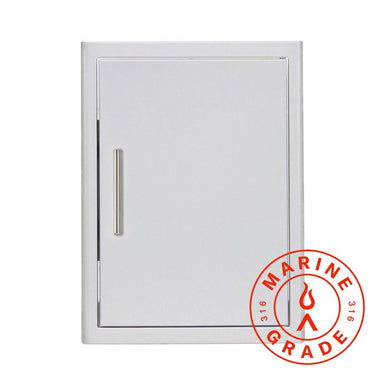 Blaze Marine Grade 21 Inch Vertical Single Access Door | 316L Stainless Steel