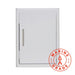Blaze Marine Grade 21 Inch Vertical Single Access Door | 316L Stainless Steel