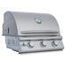Blaze BCM 25-Inch 3-Burner Built-In Gas Grill BLZ-3BCM Angled View Showing Double-Lined Hood
