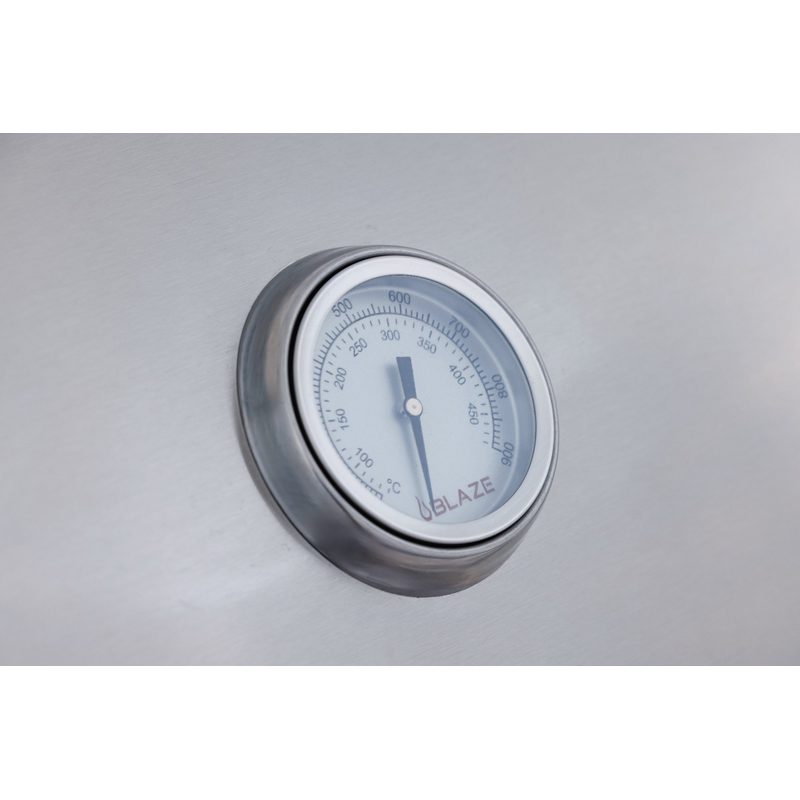 Blaze BCM 25-Inch Built-In Grill Hood-Mounted Temperature Gauge Thermometer Close-Up