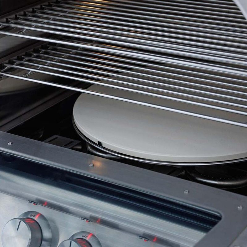 Blaze 26-Inch Gas Outdoor Pizza Oven Ceramic Rotating Pizza Stone and Interior Cooking Chamber